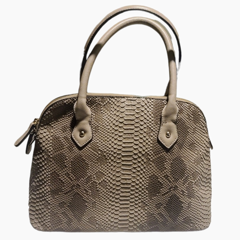 Snake Print Dome Satchel